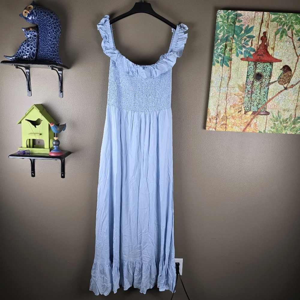 Rove Byron Bay Udaipur Smocked Ruffle Maxi Dress XXL - Picture 4 of 15
